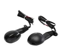 Indicateurs Direction Moto pour Street pour Scrambler 900 pour Twin Motorcycle Clignotants Lentilles Signalisation Couvercle Lampe Lumières(Halogen Light Gray)
