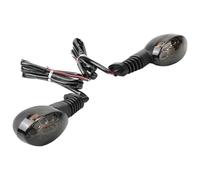 Indicateurs Direction Moto pour Street pour Scrambler 900 pour Twin Motorcycle Clignotants Lentilles Signalisation Couvercle Lampe Lumières(Light Gray)