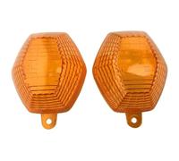 Indicateurs Direction Moto pour Suzuki pour DL 650 pour V Strom 2004-2011 pour VStrom 1000 2006-2012 Boîtier De Lampe Clignotants Couvercle Lentille Moto(Amber)
