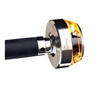 indicateurs fin de motogadget Handlebar mo. Blaze DISC, à gauche, poli, argent