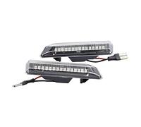 Indicateurs Latéraux Voiture Avant Aile Fumée Lentille Dynamique LED Marqueur Latéral Répéteur Voyant 63132492179 63137164491 Pour BMW X5 E53 E36(Crystal Type)