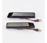 Indicateurs Latéraux Voiture Avant Aile Fumée Lentille Dynamique LED Marqueur Latéral Répéteur Voyant 63132492179 63137164491 Pour BMW X5 E53 E36(Smoked Type)