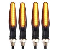 Indicateurs LED 2/4 Pièces Moto Clignotants LUMIÈRE LED 12 Clignotant Clignotant 12V Feux Clignotants Moto Universelle