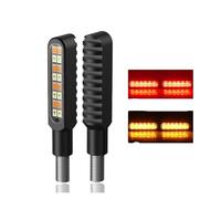 Indicateurs LED Clignotant Dynamique LED Universel pour Motos, Lumière De Jour, Luminosité Clignotante, Indicateur De Freinage D'arrêt