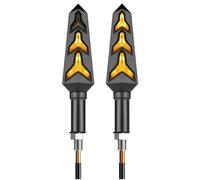Indicateurs LED Clignotant LED pour Motos Indicateur Lumineux Pliable Flèche Feu Arrière 10mm Clignotant Universel