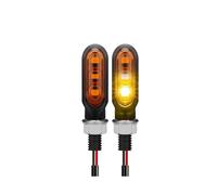 Indicateurs LED Moto 3LED Lumière Fluide Dynamique Mini Moto Clignotant LED Lampe De Signalisation Moto 12V 10mm Lampe De Frein Clignotant