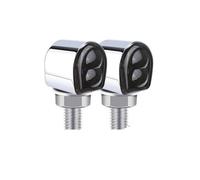 Indicateurs LED Moto 8mm Mini LED Clignotants Lumières Clignotant Signal Lampe Clignotant Lumière 12V pour Moto pour