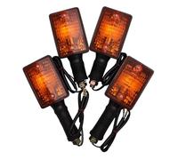 Indicateurs Lot De 2/4 Clignotants De Frein Arrière pour Moto pour Yamaha DT125, XT350, XT600, XT550, XT250, FZ750 (1985-2000) Clignotants Lumières(4 pièces)