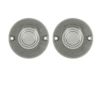 Indicateurs Moto 2 pièces de Couvercle de lentille de Clignotant de Lampe de Clignotant de Moto pour Softail pour Touring pour Road King FLTR FLH