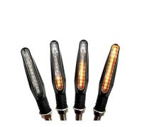 Indicateurs Moto Clignotant LED Universel pour Moto, Lampe Clignotante Ambre pour XT 660 MT125 MT01 MT03 MT25 MT 125 01 03 25(Yellow-Two Pairs)