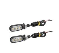 Indicateurs Moto Clignotants LED pour Moto, Feux de freinage dynamiques à Eau Courante, 12 V, 10 mm