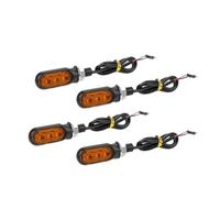 Indicateurs Moto Clignotants LED pour Moto, Feux de freinage dynamiques à Eau Courante, 12 V, 10 mm