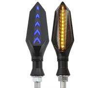 Indicateurs Moto Compatible avec DUCATI pour HYPERMOTARD 796 821 Clignotant de moto universel Clignotant de moto Accessoires de feux clignotants(Blue,2piece)