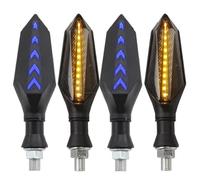 Indicateurs Moto Compatible avec DUCATI pour HYPERMOTARD 796 821 Clignotant de moto universel Clignotant de moto Accessoires de feux clignotants(Blue,4piece)