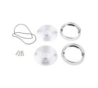 Indicateurs Moto Couvercle De Clignotant De Moto 3-1/4" Anneaux De Lentille Rouges pour Ha&rley pour Davidson pour Touring FLHRC FLHTK FLSTC FLHTC 1986-2019