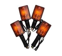 Indicateurs Moto Lot de 2/4 Clignotants Frein arrière pour Moto, Feux ambrés pour DT125, XT350, XT600, XT550, XT250, FZ750 (1985-2000)