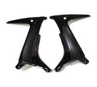 Indicateurs Moto pour TMAX 560 2020 2021 Kit De Carénage Latéral Clignotant Avant Moto Accessoires Carrosserie Plastique ABS Becquet Capot(Bright Black 2PC)