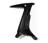 Indicateurs Moto pour TMAX 560 2020 2021 Kit De Carénage Latéral Clignotant Avant Moto Accessoires Carrosserie Plastique ABS Becquet Capot(Bright Black 2)