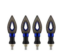 Indicateurs Pour CB125R Pour CBR500R Pour CB1000F Pour Integra 750 Pour PCX125 Clignotants De Moto Feux Clignotants Ambre(Blue,4pcs)