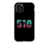 Indicatif régional Californie 510 Oakland Richmond Vintage Coque pour iPhone 11 Pro