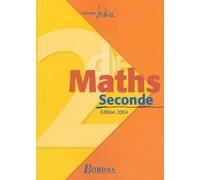 Indice : Maths, 2de (Manuel)