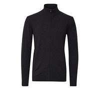 Indicode Badi Cardigan en tricot fin avec col montant pour homme, Mélange de charbon (915)., XL