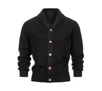 Indicode Cardigan Homme INBrandox - tricot col châle patte boutonnée...