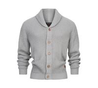 Indicode Cardigan Homme INBrandox - tricot col châle patte boutonnée...