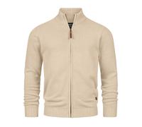 Indicode Hommes INLut Cardigan | Gilet à col Montant Irish Cream XL