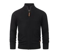 Indicode Cardigan Homme INLut - maille fine col montant style moderne...