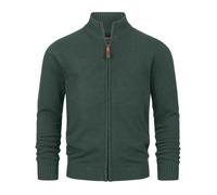 Indicode Cardigan Homme INLut - maille fine col montant style moderne...
