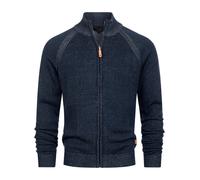 Indicode Cardigan Homme INMassum - maille zippée col montant style moderne