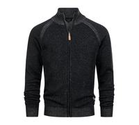 Indicode Cardigan Homme INMassum - maille zippée col montant style moderne