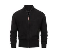 Indicode Cardigan Homme INPeace - tricot col montant silhouette structurée