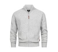 Indicode Cardigan Homme INPeace - tricot col montant silhouette structurée