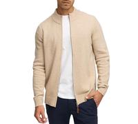 Indicode Cardigan INMargous pour homme avec fermeture éclair et col montant | Cardigan en tricot fin pour homme, Crème irlandaise, XXL