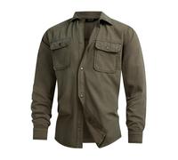 Indicode Chemise Homme INCooplon - manches longues en coton confortable