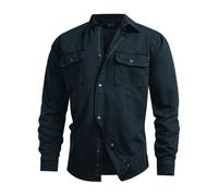 Indicode Chemise Homme INCooplon - manches longues en coton confortable