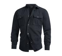 Indicode Chemise Homme INCooplon - manches longues en coton confortable