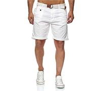 Indicode Conor Short en coton, pour homme, blanc cassé, S