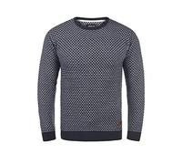 Indicode Coppler Pull en Grosse Maille Pull-Over Tricot pour Homme, Taille:XL, Couleur:Navy (400)