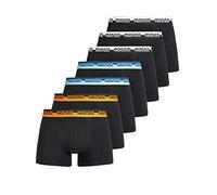 Indicode Homme Copenhagen Lot de 7 Boxers 95 % Coton | sous-vêtement Short rétro Boxer Shorts Men Stretch Retro Pants Underwear Sportifs pour Homme Black/Grey/Navy/White S