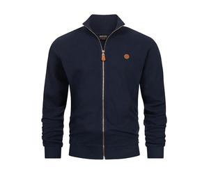Indicode Homme INGuadalupe Cardigan Veste en tricot en coton | Pullover avec poignets côtelés pour hommes, Sky Captain, S
