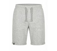 Indicode Hommes Aldrich SweatShorts | Pantalon Court de survêtement à Cordon de Serrage Ecru Mix M