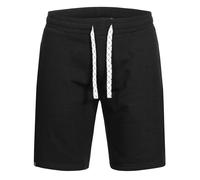 Indicode Hommes Aldrich SweatShorts | Pantalon Court de survêtement à Cordon de Serrage Black XL