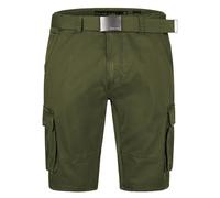 Indicode Homme short cargo Blixt bermuda ceinture poches pantalon été