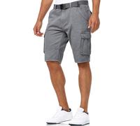 Indicode Homme short cargo Monroe-bermuda pantalon court coton été 6 poches