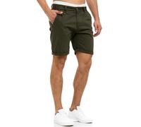 Indicode Homme short chino Cuba-bermuda pantalon court stretch été poches