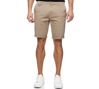Indicode Homme short chino Cuba-bermuda pantalon court stretch été poches