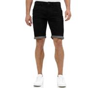 Indicode Homme short jean Caden-denim bermuda pantalon court été poches